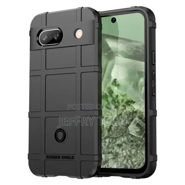 Rugged Shield Google Pixel 8A Cover - Black