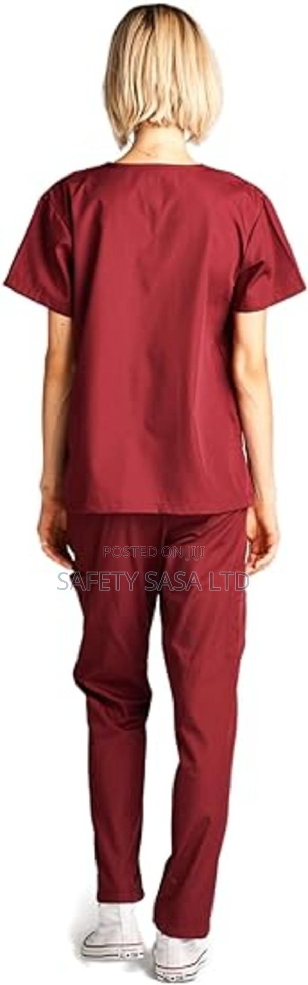 Maroon Medical Scrubs - thumbnail 5