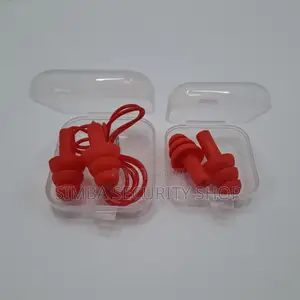 Red Ear Plugs Silicone Sleeping Anti Noise Wired Wireless