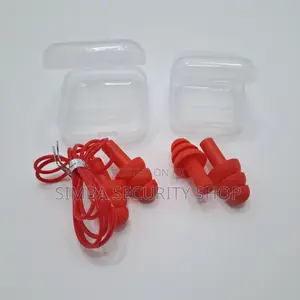Red Ear Plugs Silicone Sleeping Anti Noise Wired Wireless