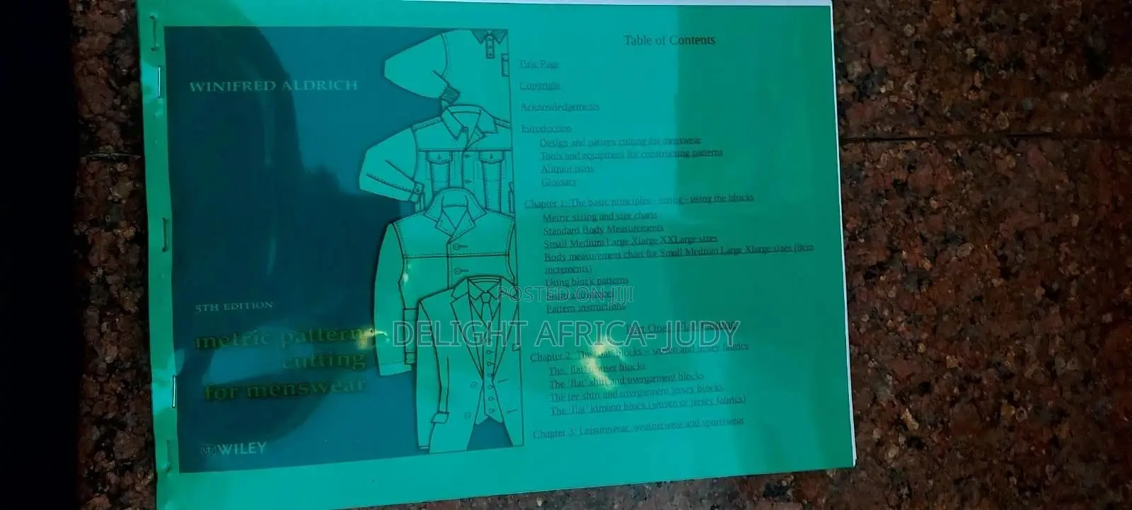 WINIFRED ADRICH Metric Pattern Cutting for Menswear Fashion