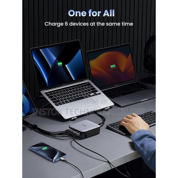 Ugreen Gan 200W Desktop Charger (6-Port) - CD271 - thumbnail 2