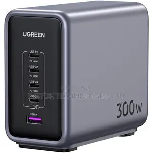 Ugreen Nexode 300w 5-Port Pd Gan Fast Charger Uk - Cd333