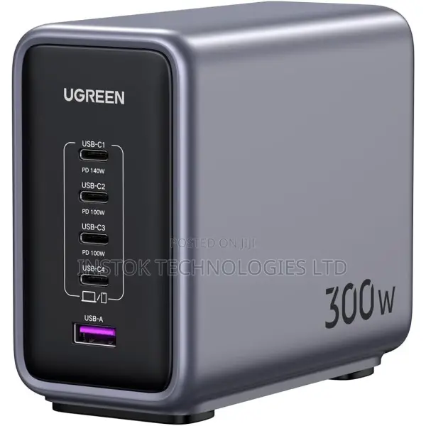 Ugreen Nexode 300w 5-Port Pd Gan Fast Charger Uk - Cd333