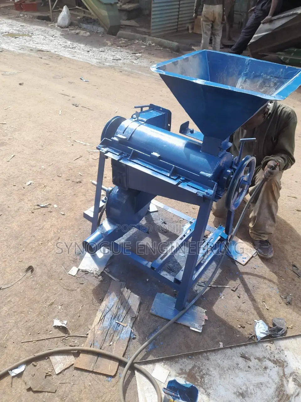 Coffee Hulling Machine
