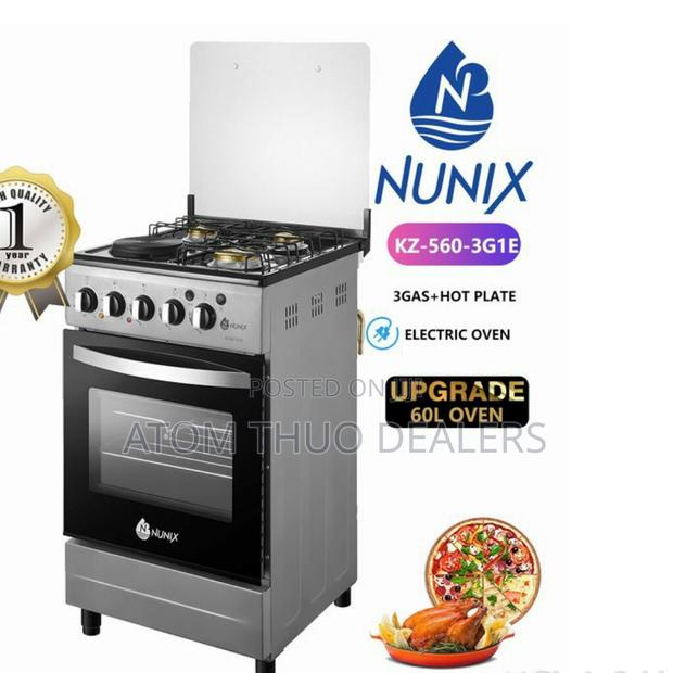 Nunix 50*55 3+1 Standing Cookerwithelectric Oven KZ-560-3G1E