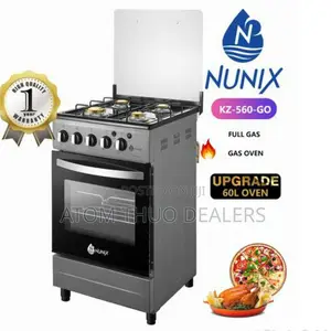Nunix 50*55 4 Gas Standing Cooker With Gas Oven KZ-560-GO