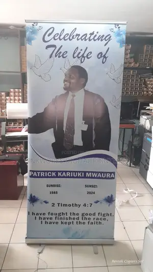 Funeral and Events Roll Up Banner Printing 7