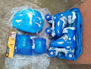 Quad Skates With Guards and Helmet - thumbnail 2