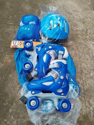 Quality Rubber Wheel Kids Full Set Quad Skates - thumbnail 2