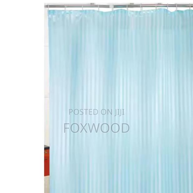 Stripped Shower Curtains, Waterproof - thumbnail 2