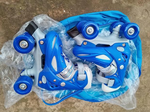 Blue Standard Kids Quad Skates