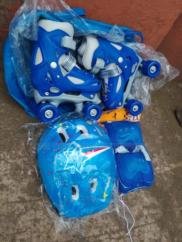 Baby Boys/Girls Children Quad Skates With Gears