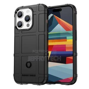 Rugged Shield Case - iPhone 15 PRO Max - Black - thumbnail 2