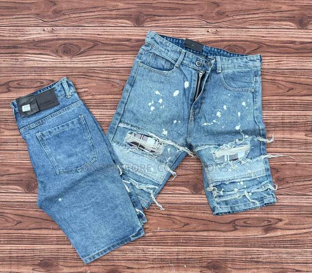 Executive Unisex Denim Shorts - thumbnail 2