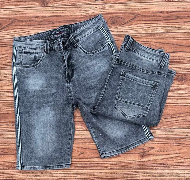 Executive Unisex Denim Shorts - main view