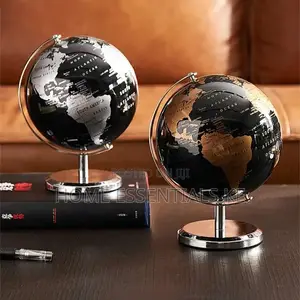 *ROTATING GLOBE WORLD MAP -Rotating Atlas 20cm 10cm