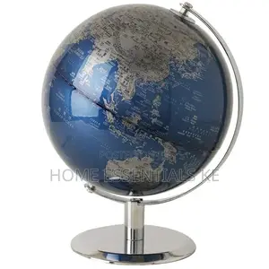 *ROTATING GLOBE WORLD MAP -Rotating Atlas 20cm 10cm