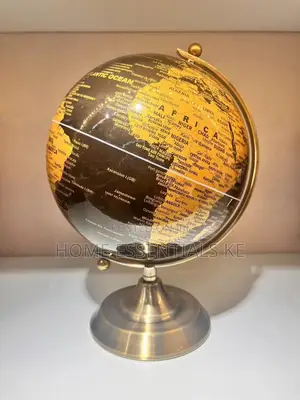 *ROTATING GLOBE WORLD MAP -Rotating Atlas 20cm 10cm