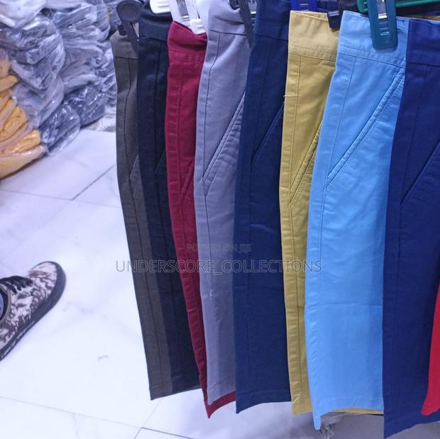 Unisex Golf Khaki Shorts - main view