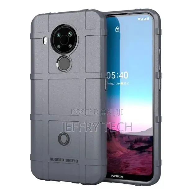 Rugged Shield Case - Nokia 5.4 - Grey