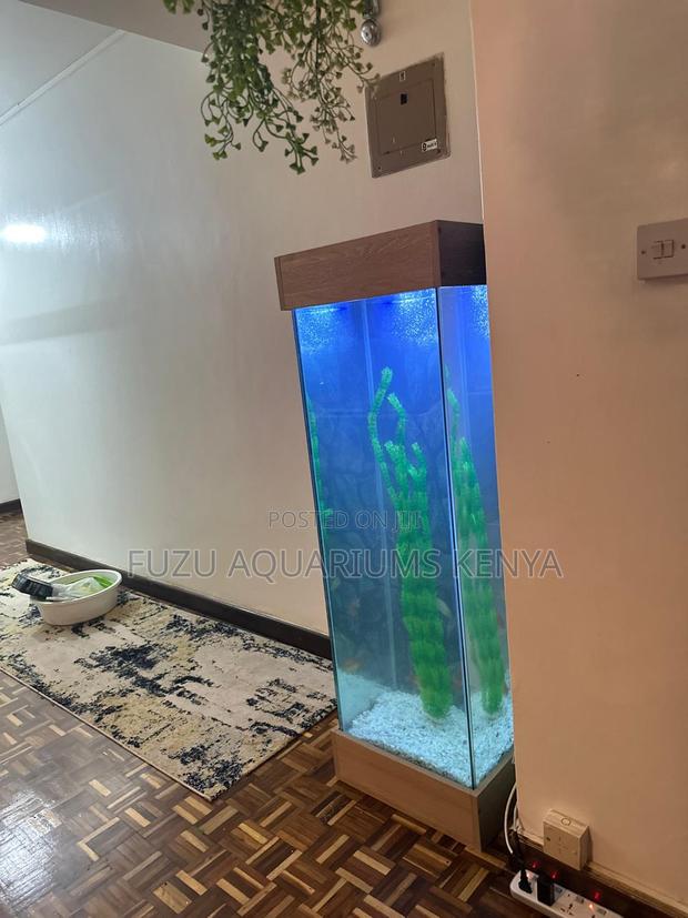 Tall Tower Aquarium Decor - main view