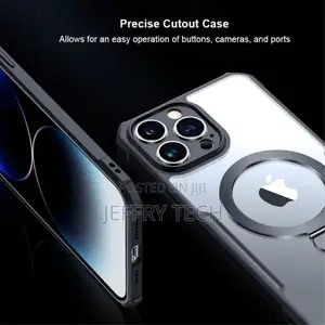 Shockproof Hybrid Cover for iPhone 15 PRO - Black