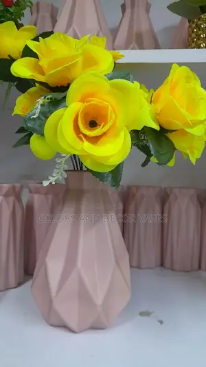 Yellow Flowers With Vase