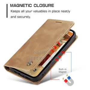 Caseme iPhone 15 PLUS Vintage Case - Brown