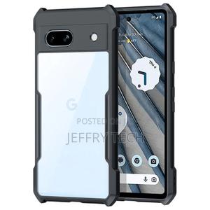 Shockproof Hybrid Cover for Google Pixel 7A - Black - thumbnail 2