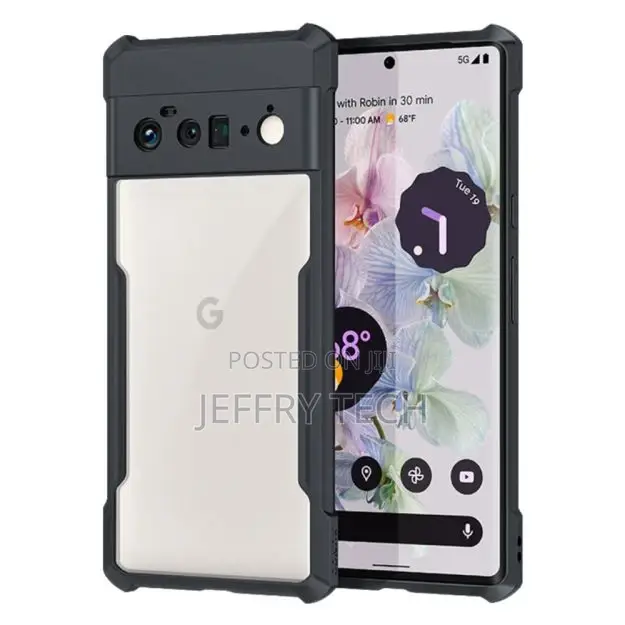 Shockproof Hybrid Cover for Google Pixel 6 PRO - Black