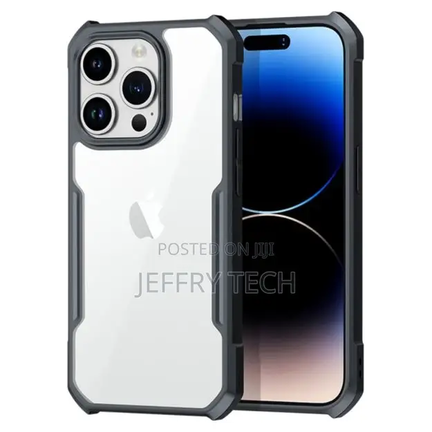 Shockproof Hybrid Cover for iPhone 15 PRO Max - Black