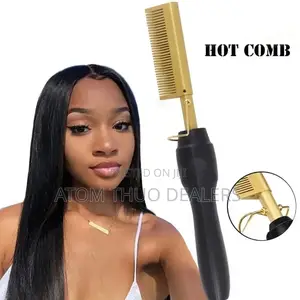 Electric Hot Comb Heat Adjustable and Prevents