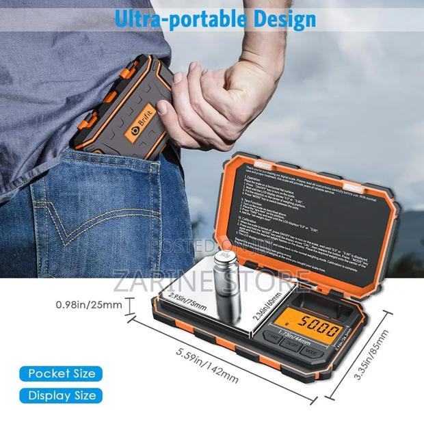 Pocket Scale Portable Weighing Scale 0.00grams Scale - main view