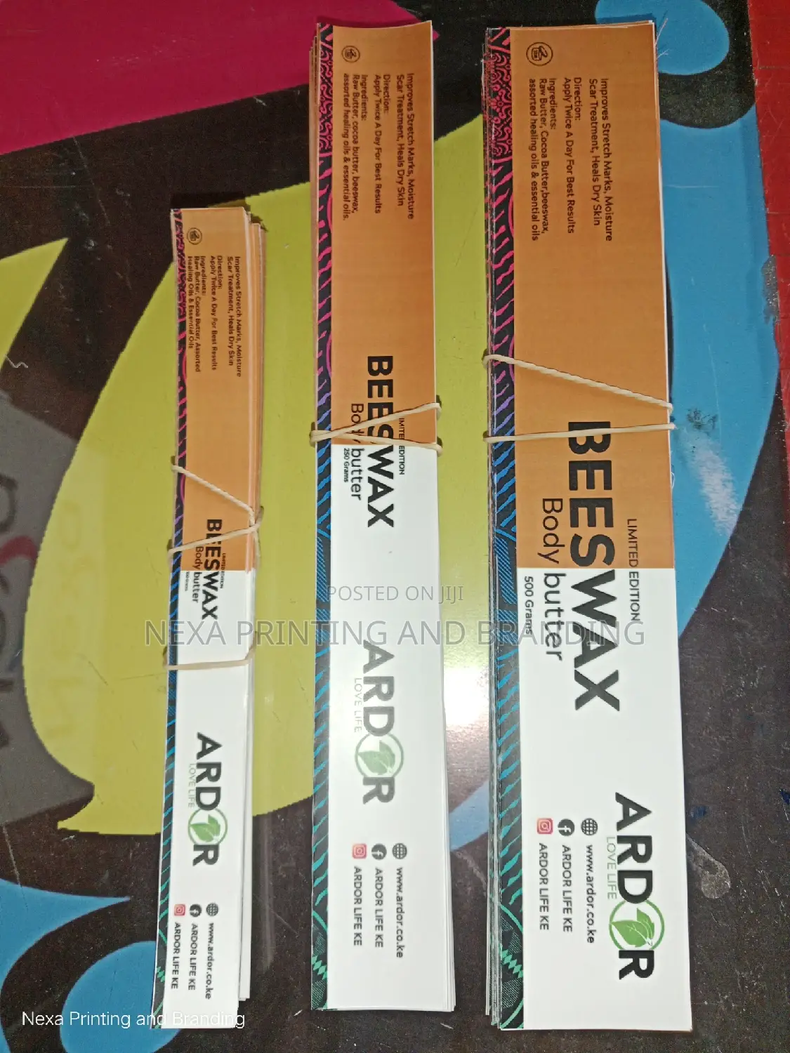 Cusom Design Custom Sized Product STICKER Labels