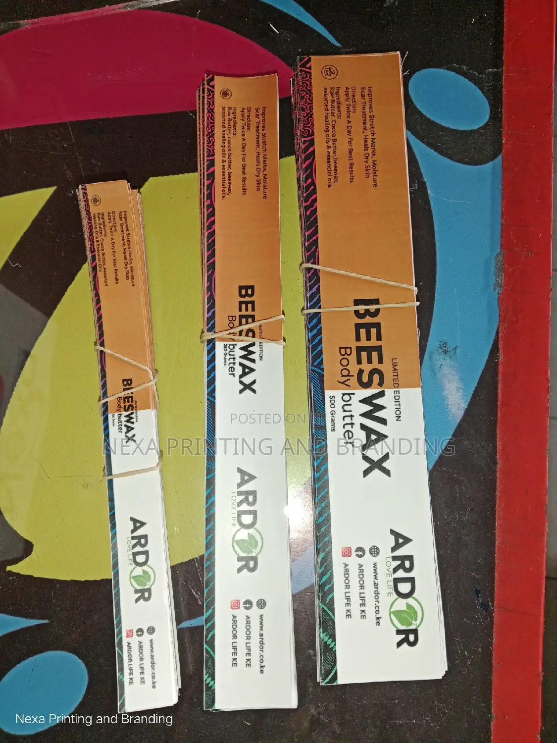 Cusom Design Custom Sized Product STICKER Labels