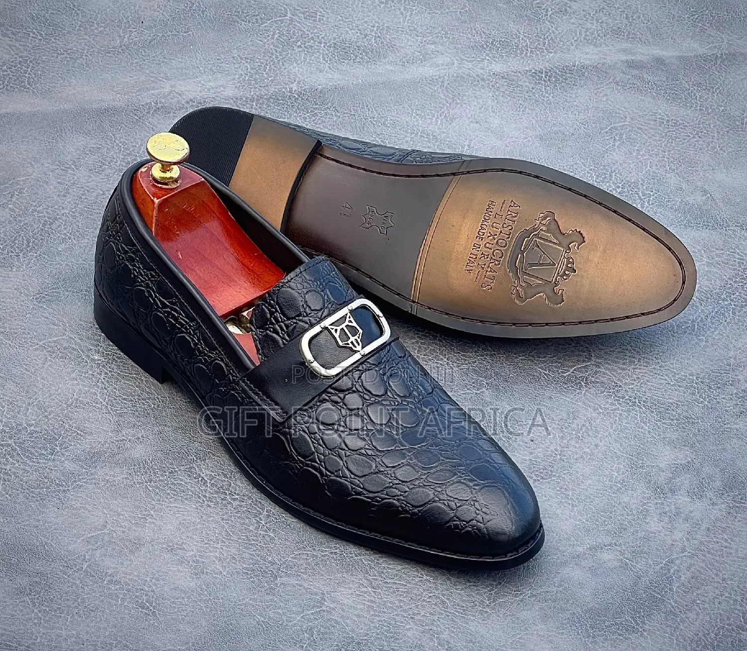 Official Leather Shoes for Men Black in Colour