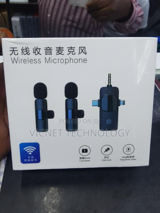 Lightning, Usb-C, 3.5mm Jack Wireless Lavalier Microphone - main view