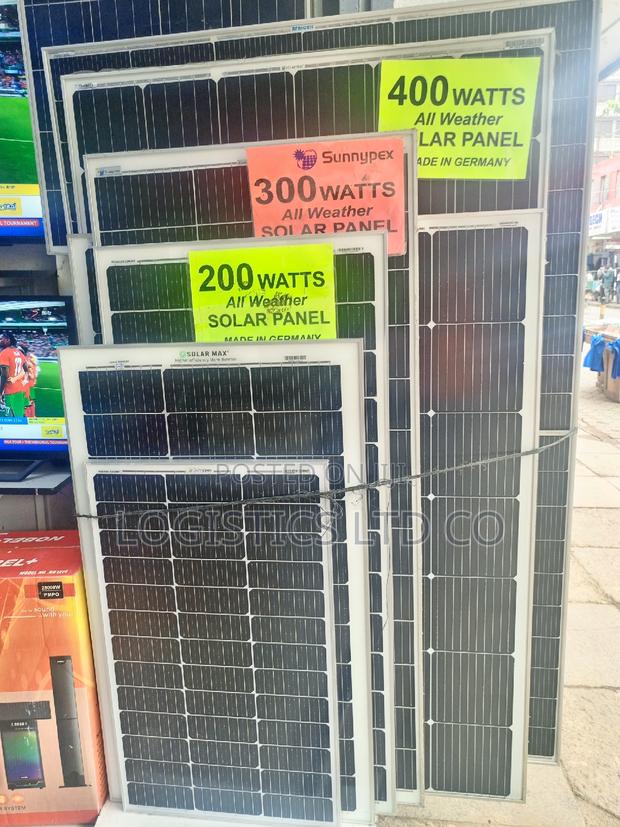 50w Solar Panel Mono Crystalline-400watts All Weather Solar