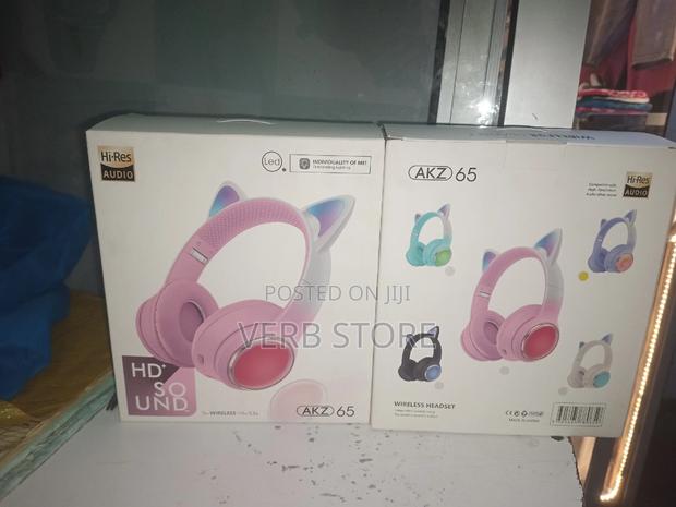 Kids /Ladies Cat Headphones - main view