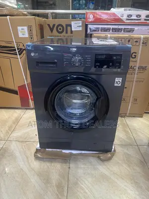 LG F4J3TYG6J Front Load Washing Machine, 8KG 6 Motion Direct