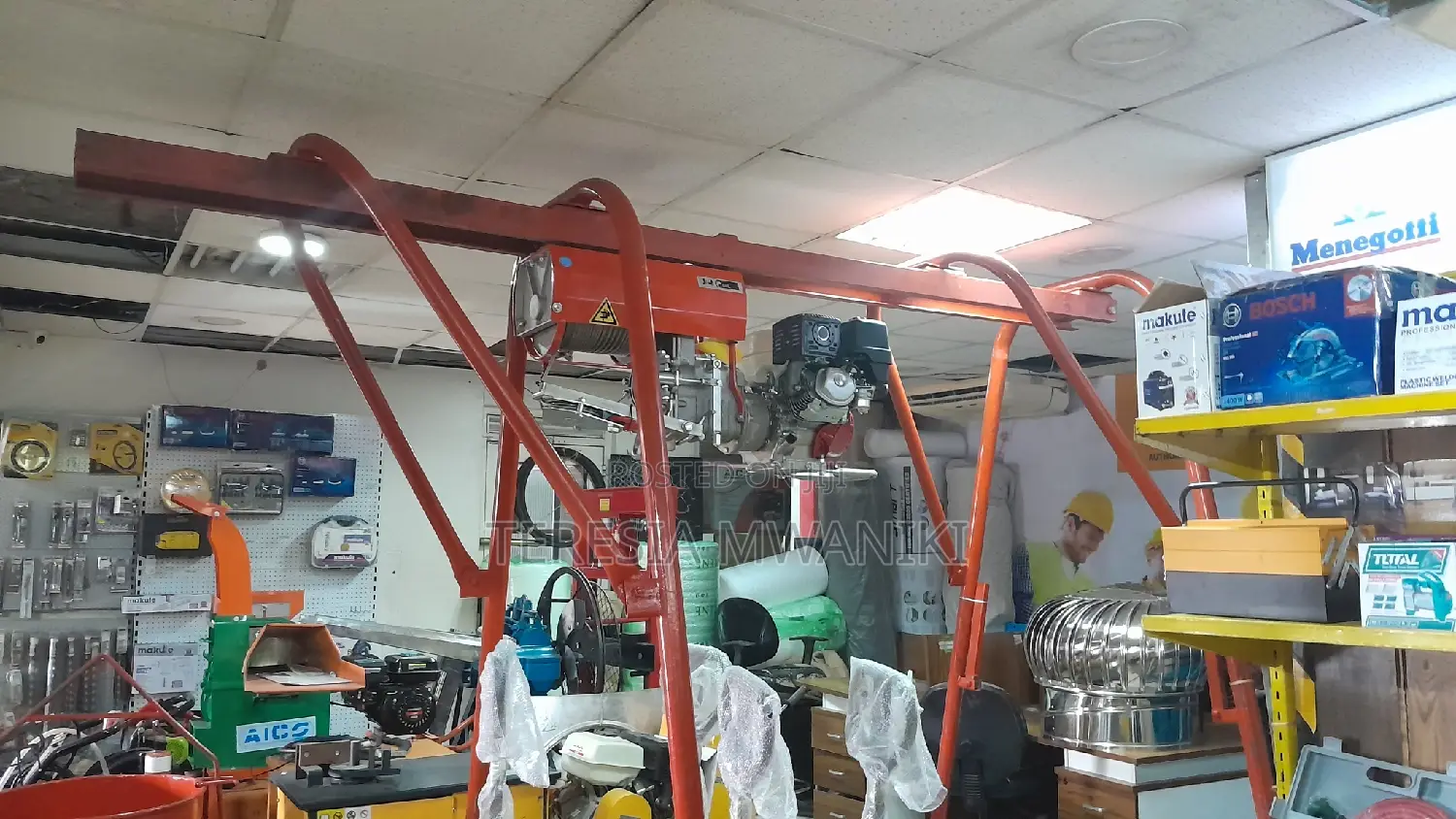 Gasoline Hoist for Concrete