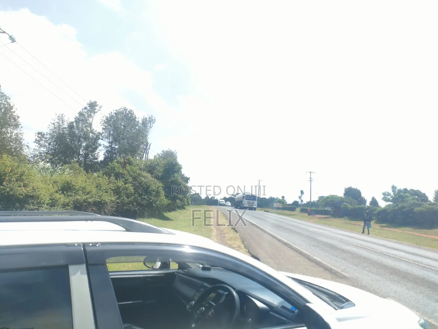 Nyeri, Marua/ Chaka Highway 1/2 Acres Touching Tarmac