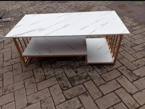 Marble Top Pattern Coffee Table- Well Designed - main view