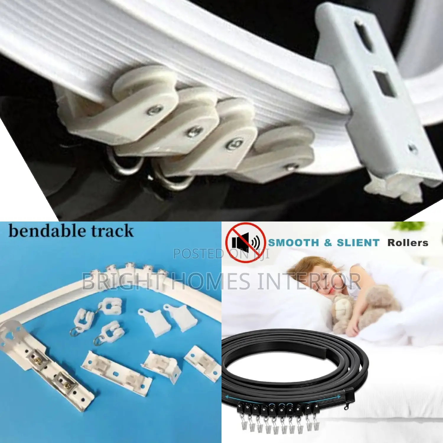 Bendable Curtain Rails Hospital Rails Mosquito Net Rails