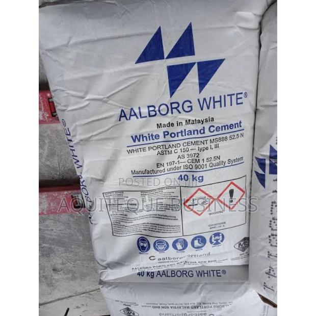 White Cement. Available 40kg