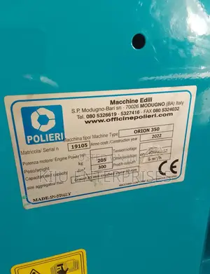 Pollerri Concrete Mixer 350litres AVAILABLE
