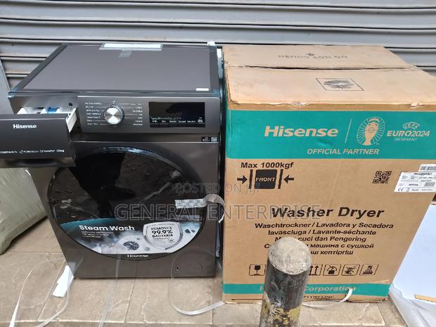 Washing Machine, Hisense 8kg Wash 5kg Dry Front Load Machine