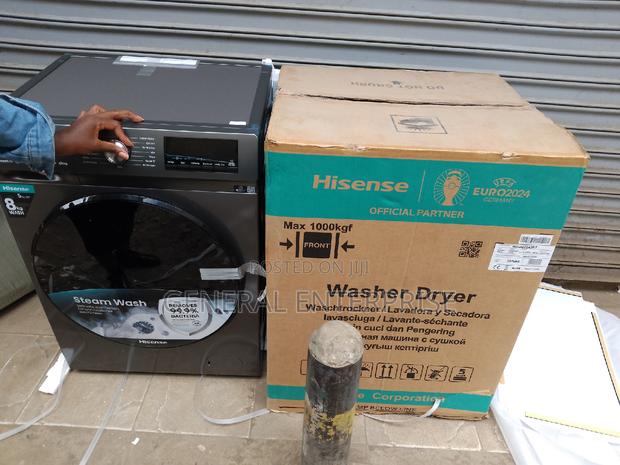 Washing Machine, Hisense 8kg Wash 5kg Dry Front Load Machine