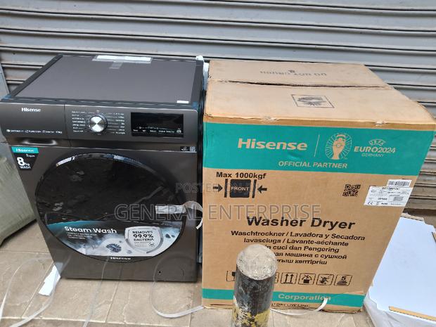 Washing Machine, Hisense 8kg Wash 5kg Dry Front Load Machine